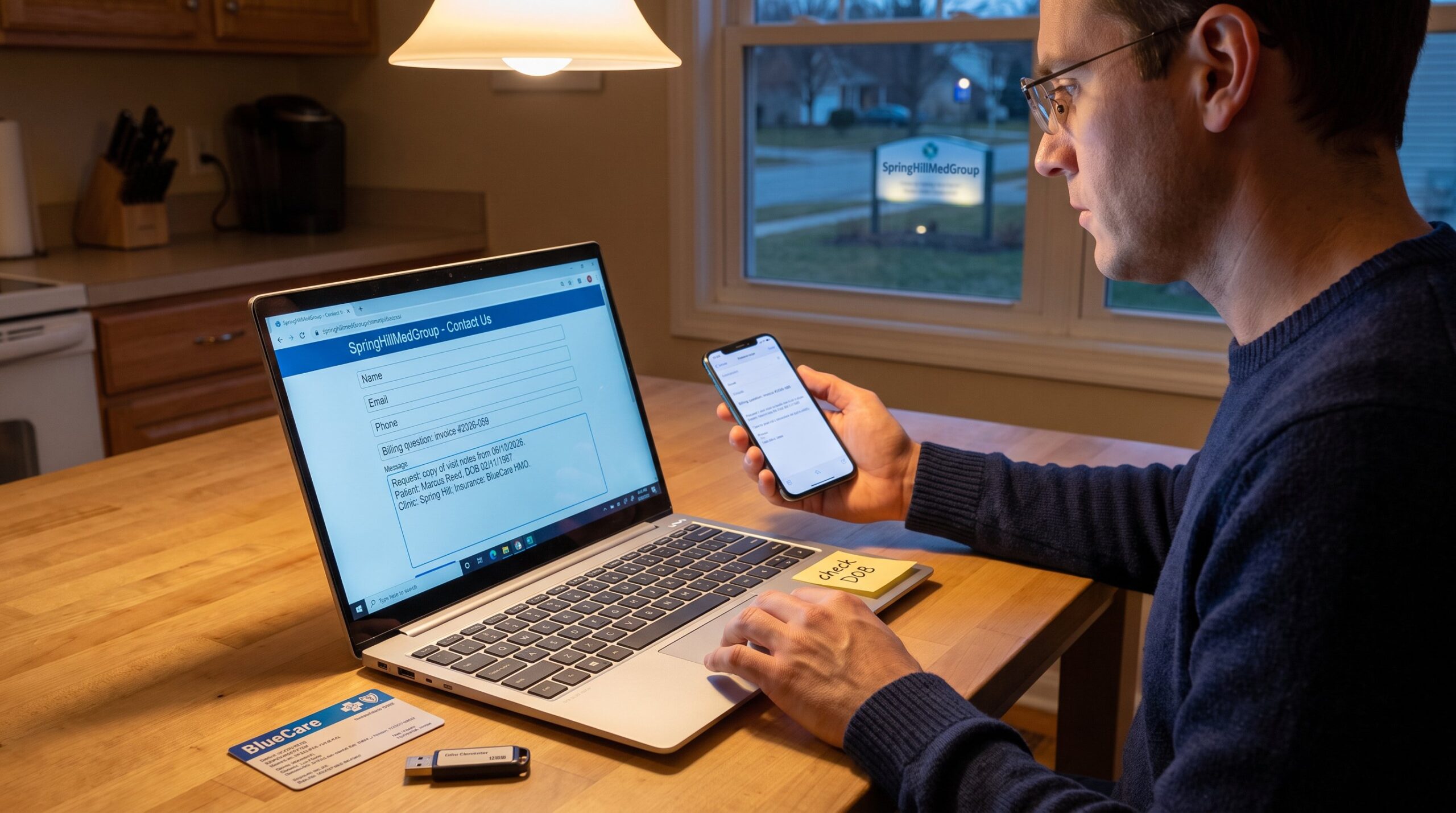 How to Use the SpringHillMedGroup Contact Form