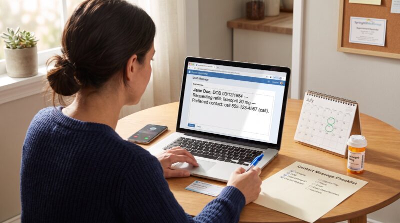 What to Include in a SpringHillMedGroup Contact Message