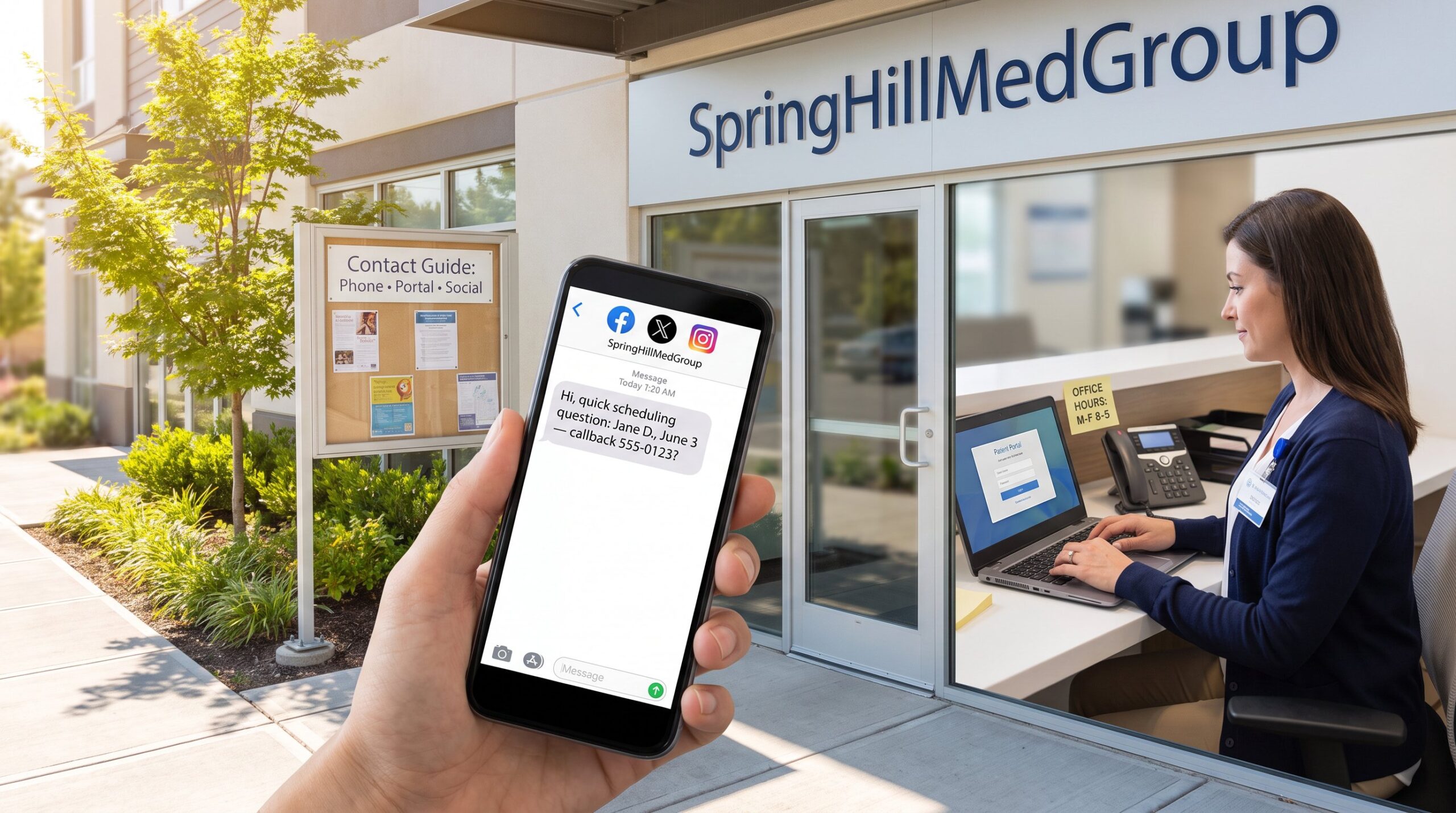 Can You Contact SpringHillMedGroup Through Social Media?