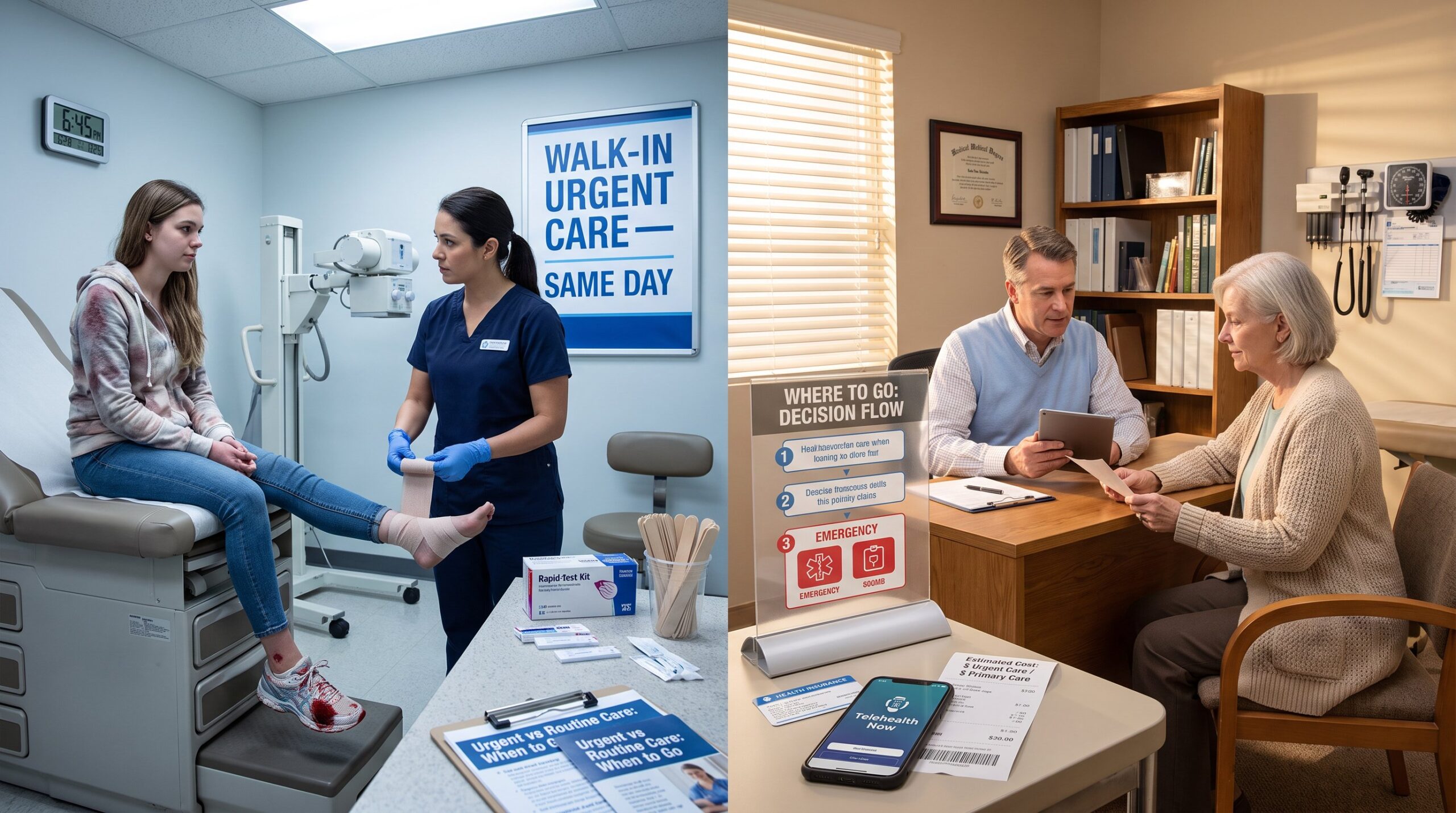 Understanding the Difference Between Urgent and Routine Care