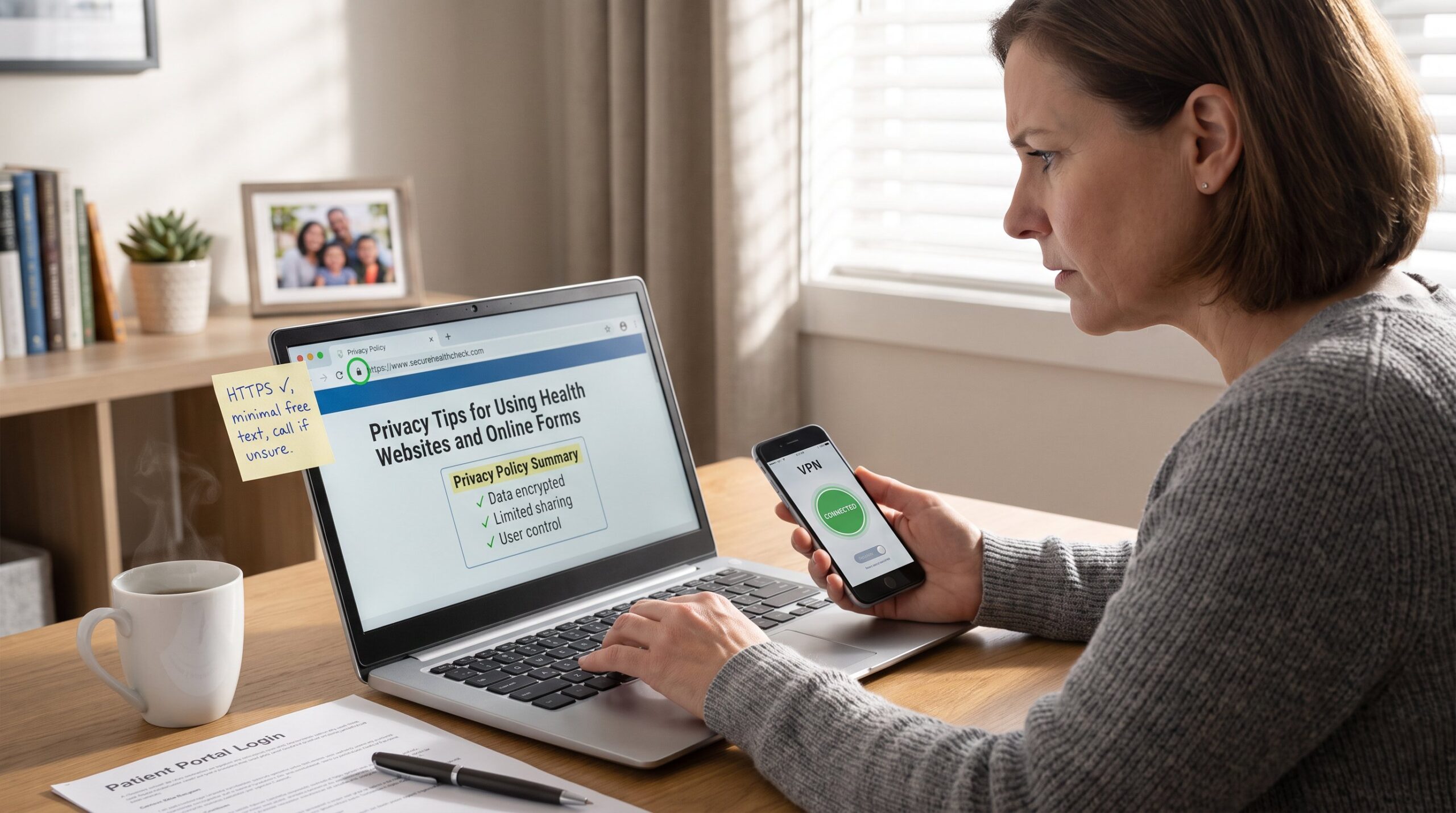 Privacy Tips for Using Health Websites and Online Forms